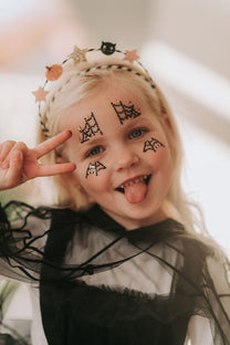 Halloween face jewels | Black | Konges Slojd