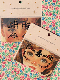 Halloween face jewels | Red/black | Konges Slojd