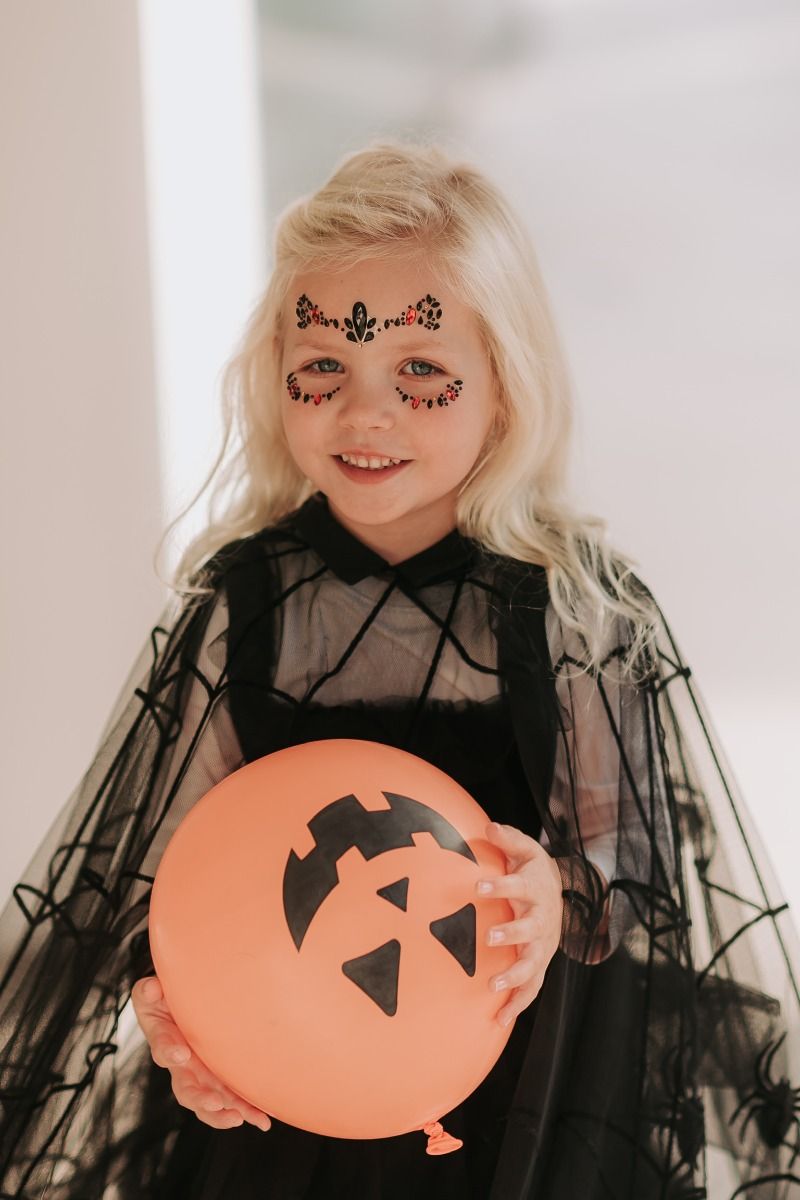 Halloween face jewels | Red/black | Konges Slojd