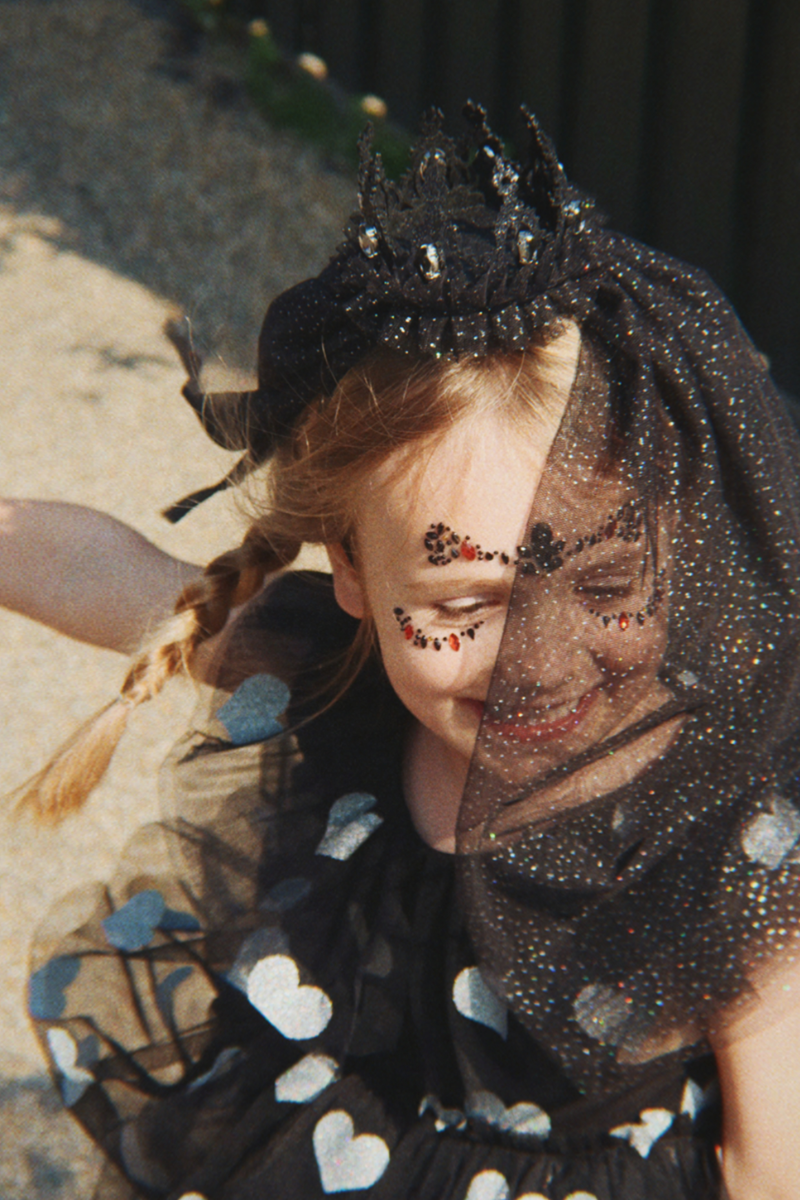 Halloween face jewels | Red/black | Konges Slojd