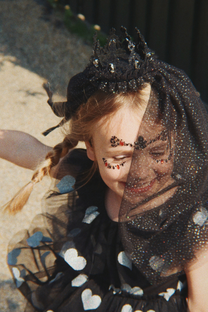 Halloween face jewels | Red/black | Konges Slojd