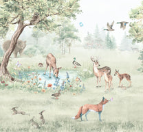 Wallpaper Forest Animals