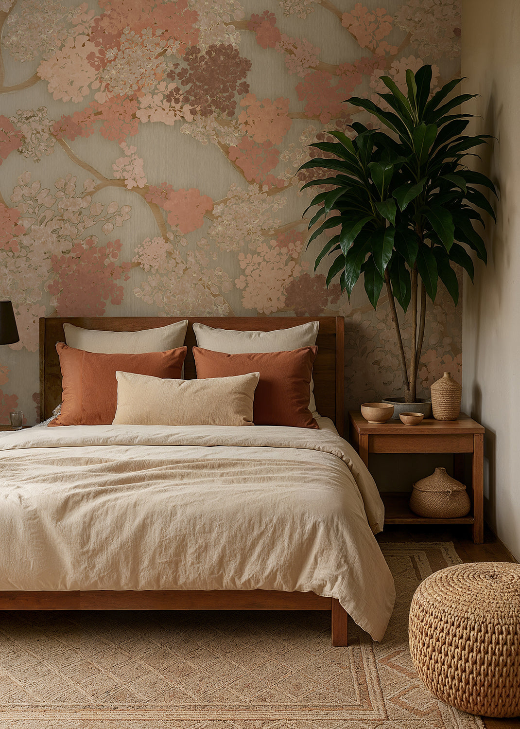 Behang Blush Bloom | Mint