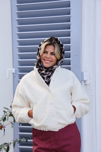 Jacket Baltimore boucle | Off white | Nukus