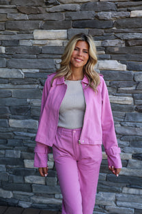 Jacket Jule | Pink | Studio Amaya