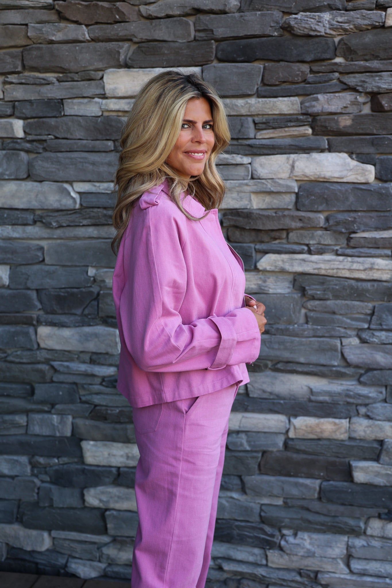 Jacket Jule | Pink | Studio Amaya