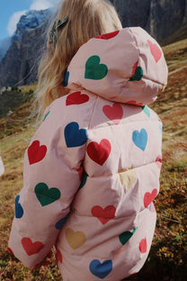 Jacket Nura | Coeur rose coloré | Konges Slojd