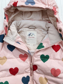 Jacket Nura | Coeur rose coloré | Konges Slojd