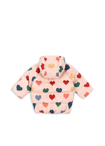 Jacket Nura | Coeur rose coloré | Konges Slojd