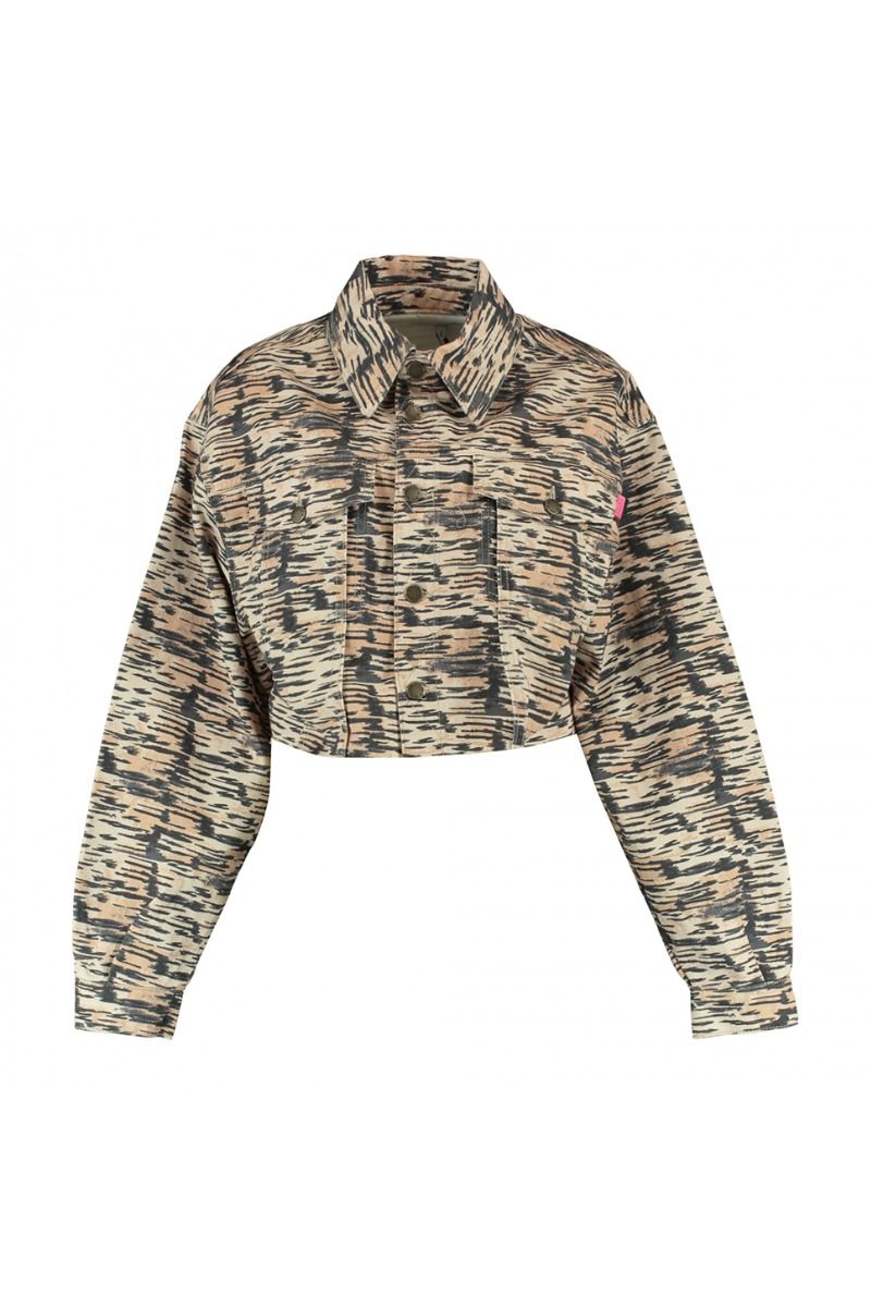 Jacket Willow | Trashy tiger yellow | Harper & Yve