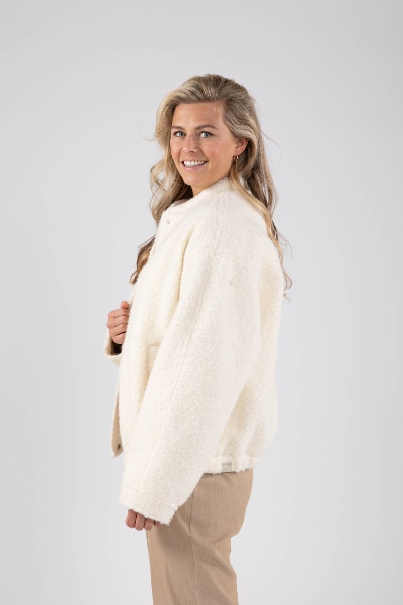 Jacket Baltimore boucle | Off white | Nukus