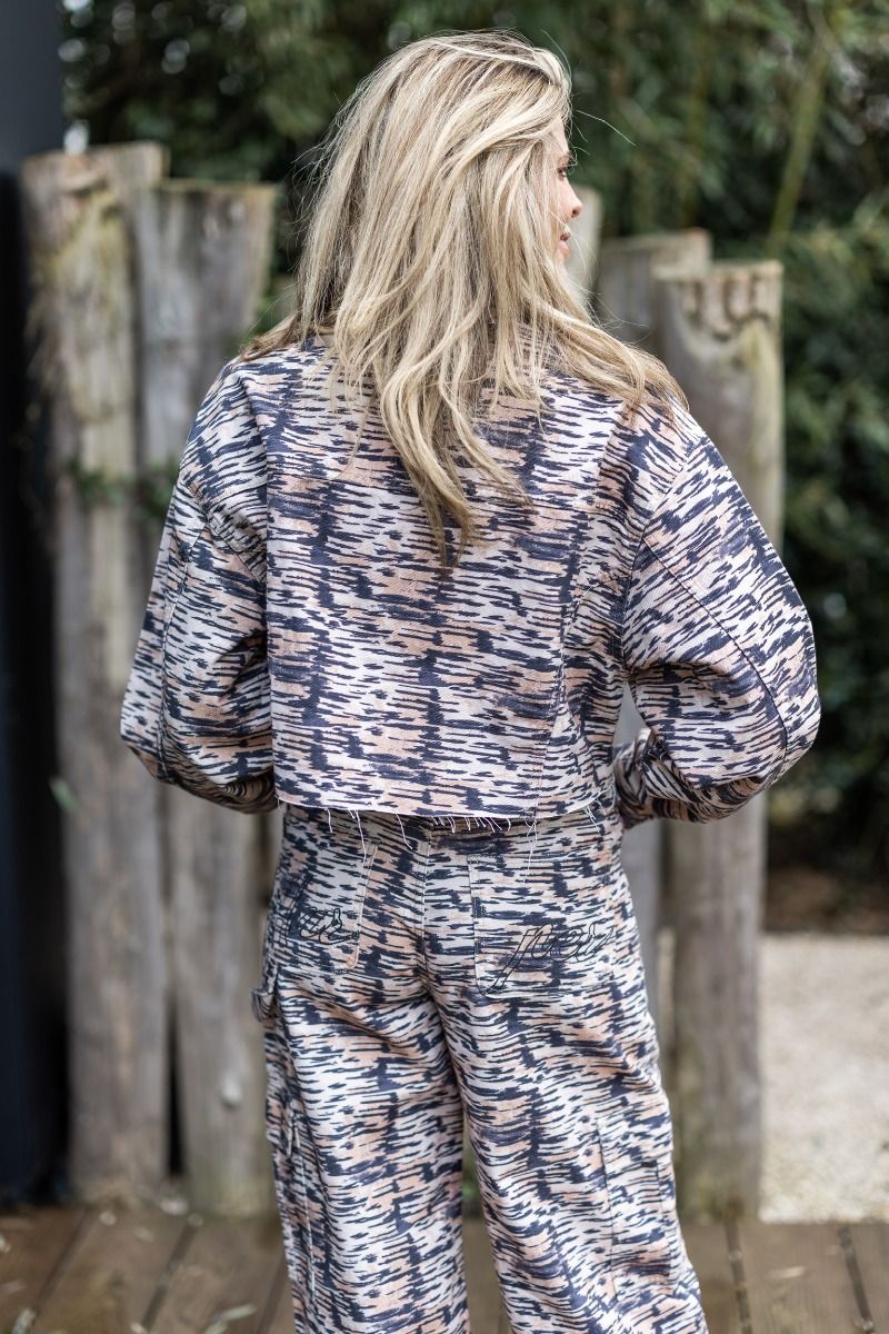 Jacket Willow | Trashy tiger yellow | Harper & Yve