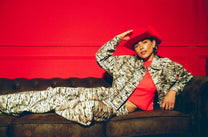 Jacket Willow | Trashy tiger yellow | Harper & Yve