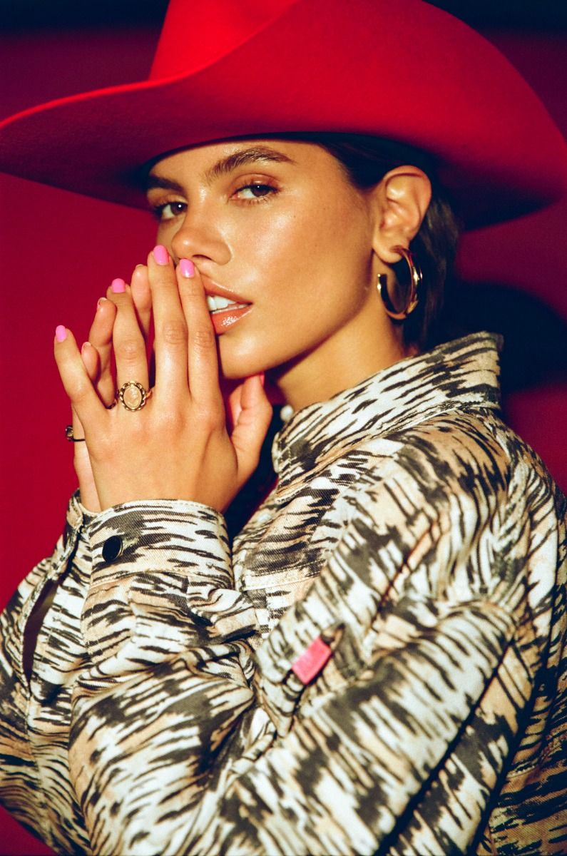 Jacket Willow | Trashy tiger yellow | Harper & Yve