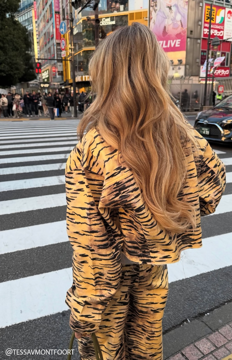 Jacket Willow | Trashy tiger yellow | Harper & Yve