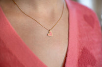 Ketting falling in love | Roze/goud | Studio Poespas