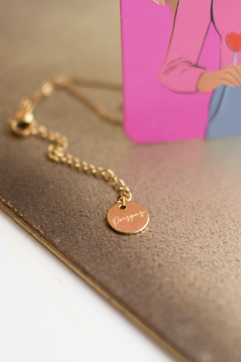 Ketting five tiny hearts | Goud | Studio Poespas