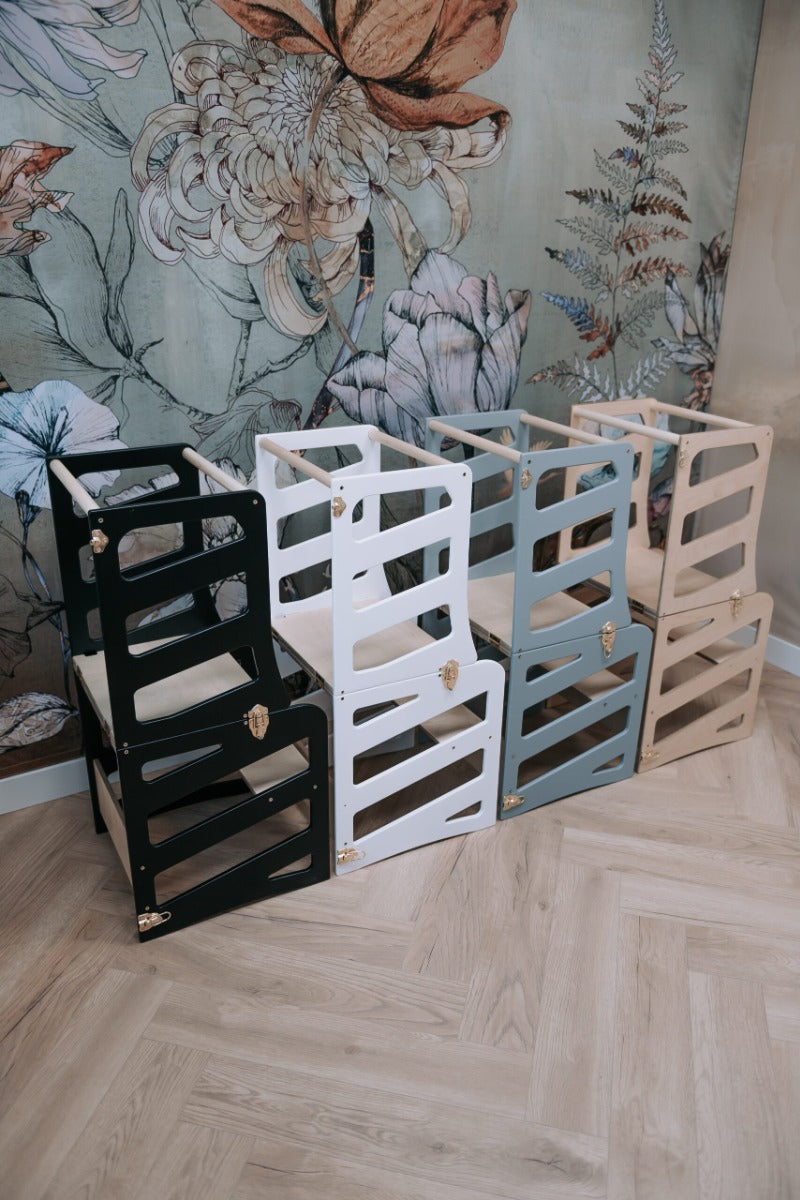 Modular kids furniture | Kitchen stool | Desk | Slide