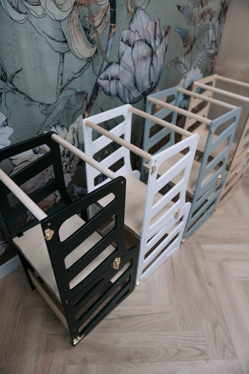 Modular kids furniture | Kitchen stool | Desk | Slide