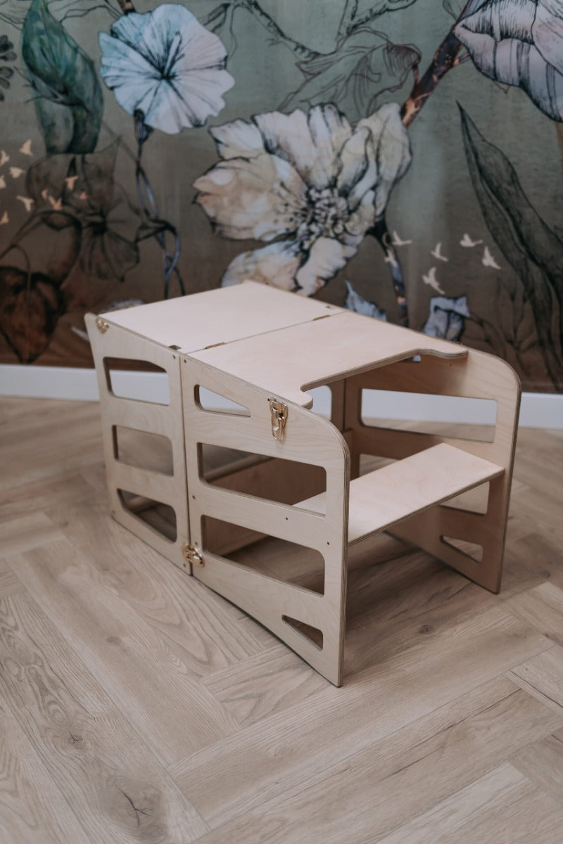 Modular kids furniture | Kitchen stool | Desk | Slide