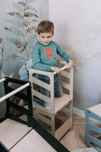 Modular kids furniture | Kitchen stool | Desk | Slide