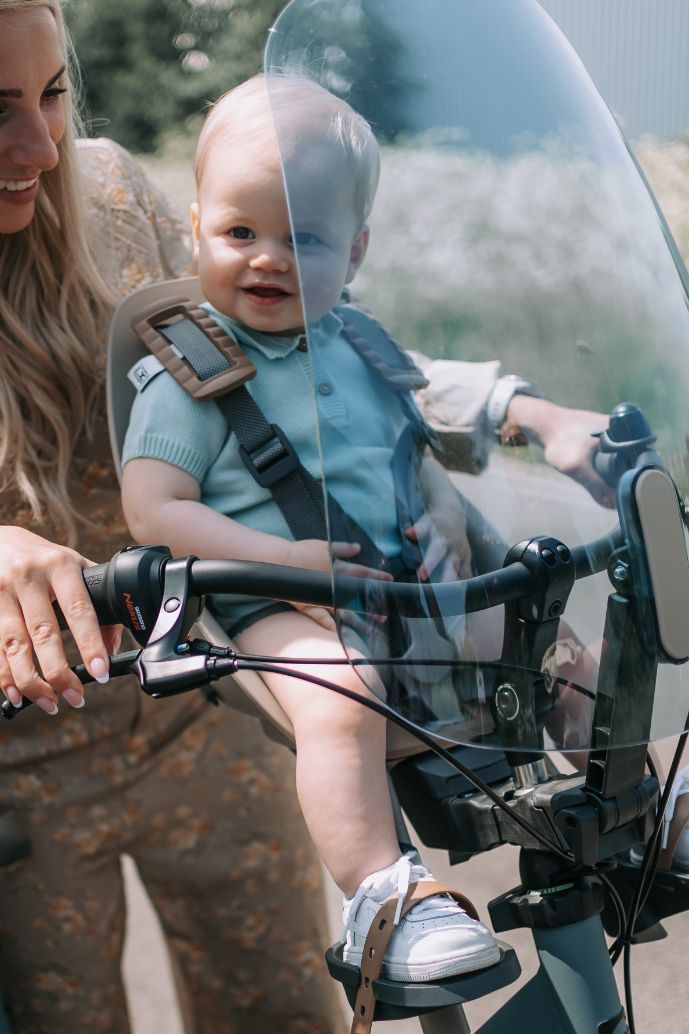 Voorzitje 4-in-1 set met Windscherm, Adapter & Stuurtje | Poespas x Urban Iki