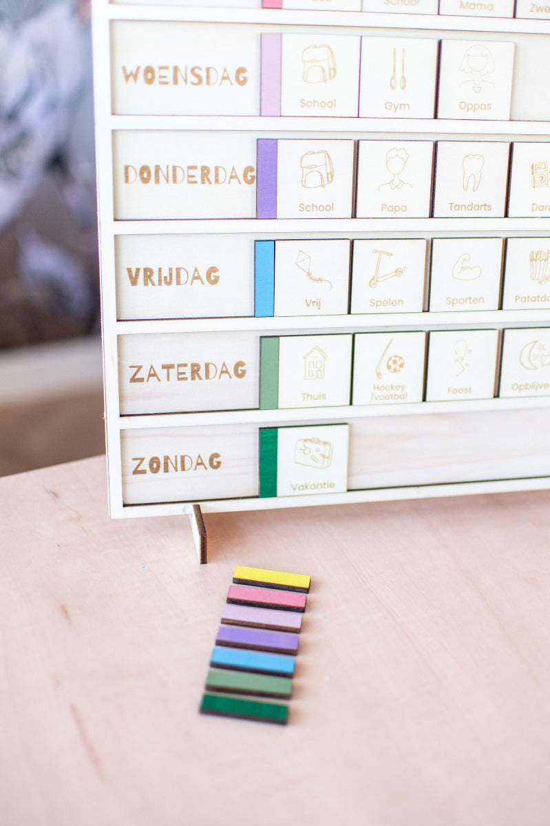 Pictogrammen kleuren | 7 stuks | Studio Poespas