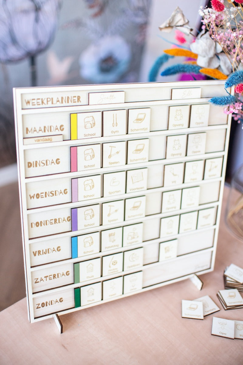 Pictogrammen kleuren | 7 stuks | Studio Poespas