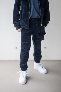 Pants rib | Cool indigo | Studio Poespas