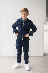 Pants rib | Cool indigo | Studio Poespas