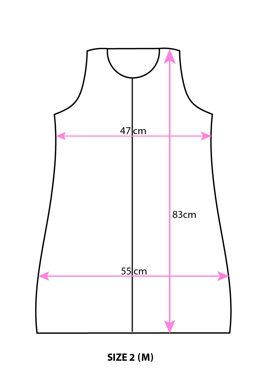 Dress Duo | Orange pink | Studio Poespas