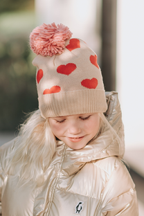 Hat sweetheart knitted | 7-10 years | Rockahula