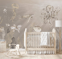 Wallpaper Undersea | Beige