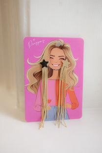 Oorbellen falling stars | Goud | Studio Poespas