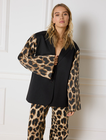 Oversized blazer Suki | Leopard | Refined Department
