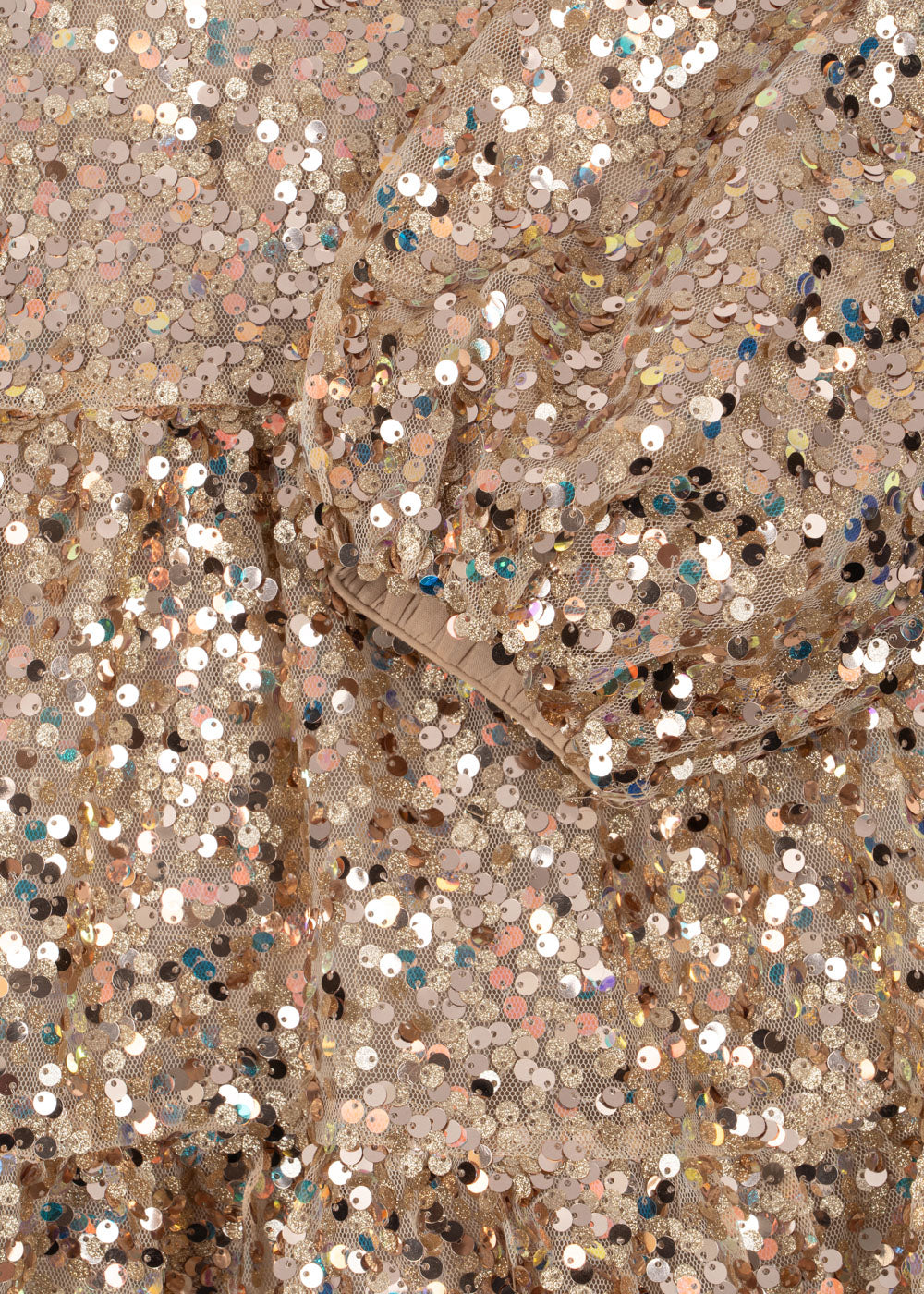 Lila sequins dress | Gold glitter | Konges Slojd