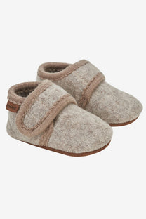 Pantoffels wol | Sand melange | En Fant