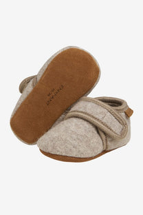 Pantoffels wol | Sand melange | En Fant