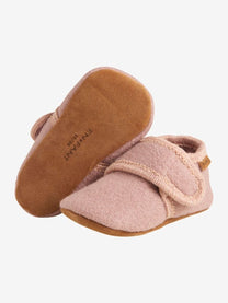 Pantoffels wol | Bark/pink | En Fant