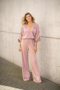 Pants Plissé | Pink champagne | Studio Poespas