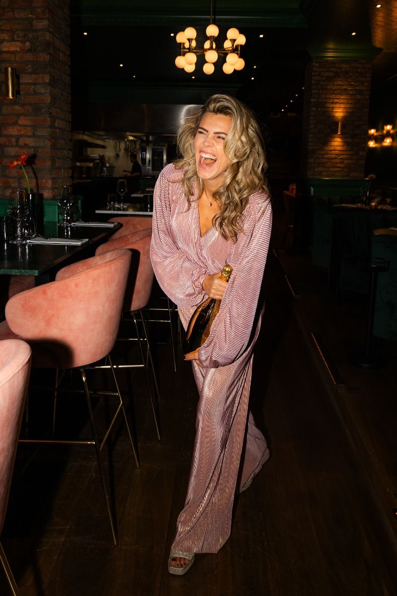 Pants Plissé | Pink champagne | Studio Poespas