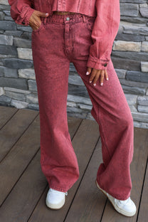 Pants Yve | Brick red | Harper & Yve