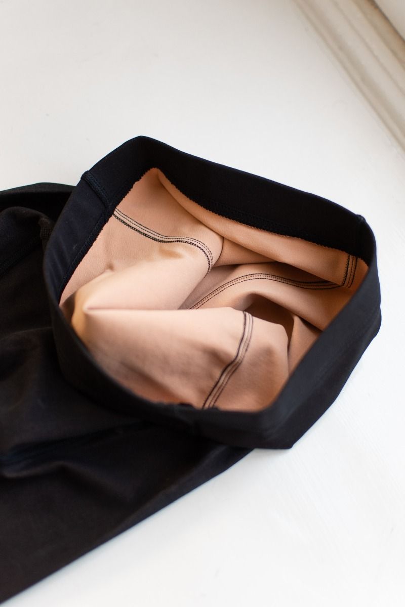 Panty Emma | Black lined | 200 Den | Studio Poespas