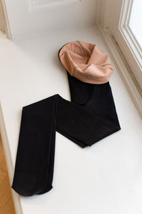 Panty Emma | Black lined | 200 Den | Studio Poespas