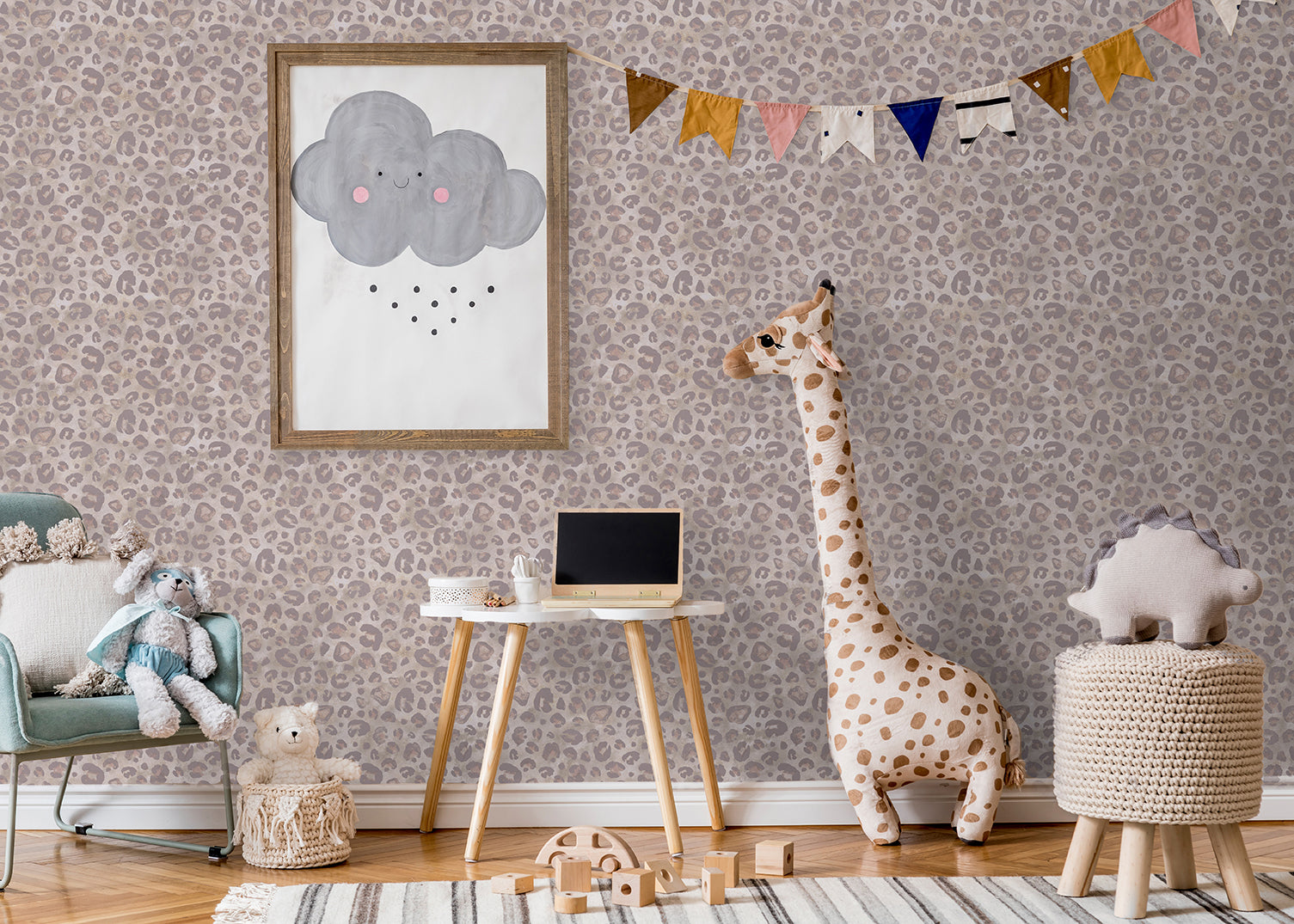 Wallpaper Wild leopard | Purple