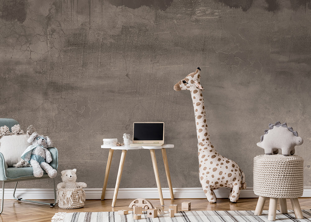 Wallpaper Concrete wall | Dark brown