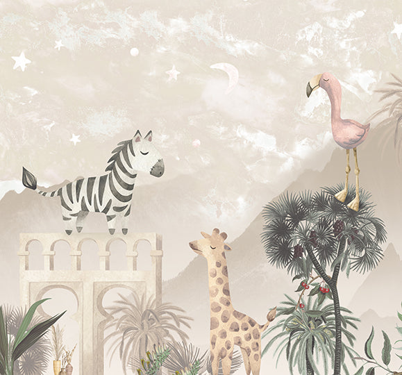Wallpaper Desert Animals | Taupe