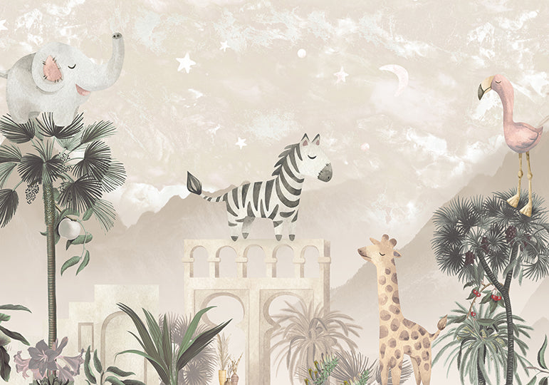Wallpaper Desert Animals | Taupe