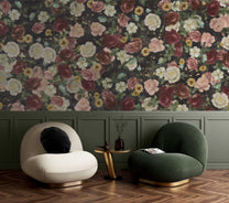 Wallpaper English Garden | Black