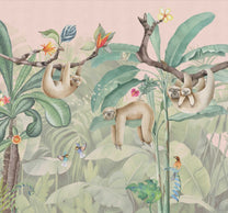 Wallpaper Lazy Sloth | Jungle Collection